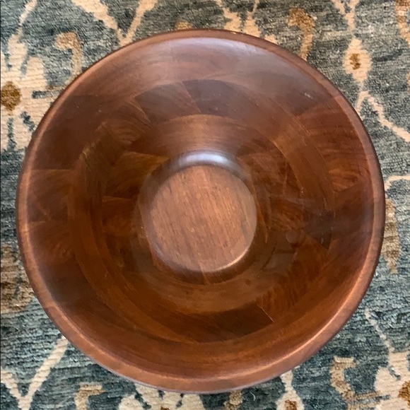 Vermillion Kitchen Vintage Walnut Salad Bowl Set Poshmark